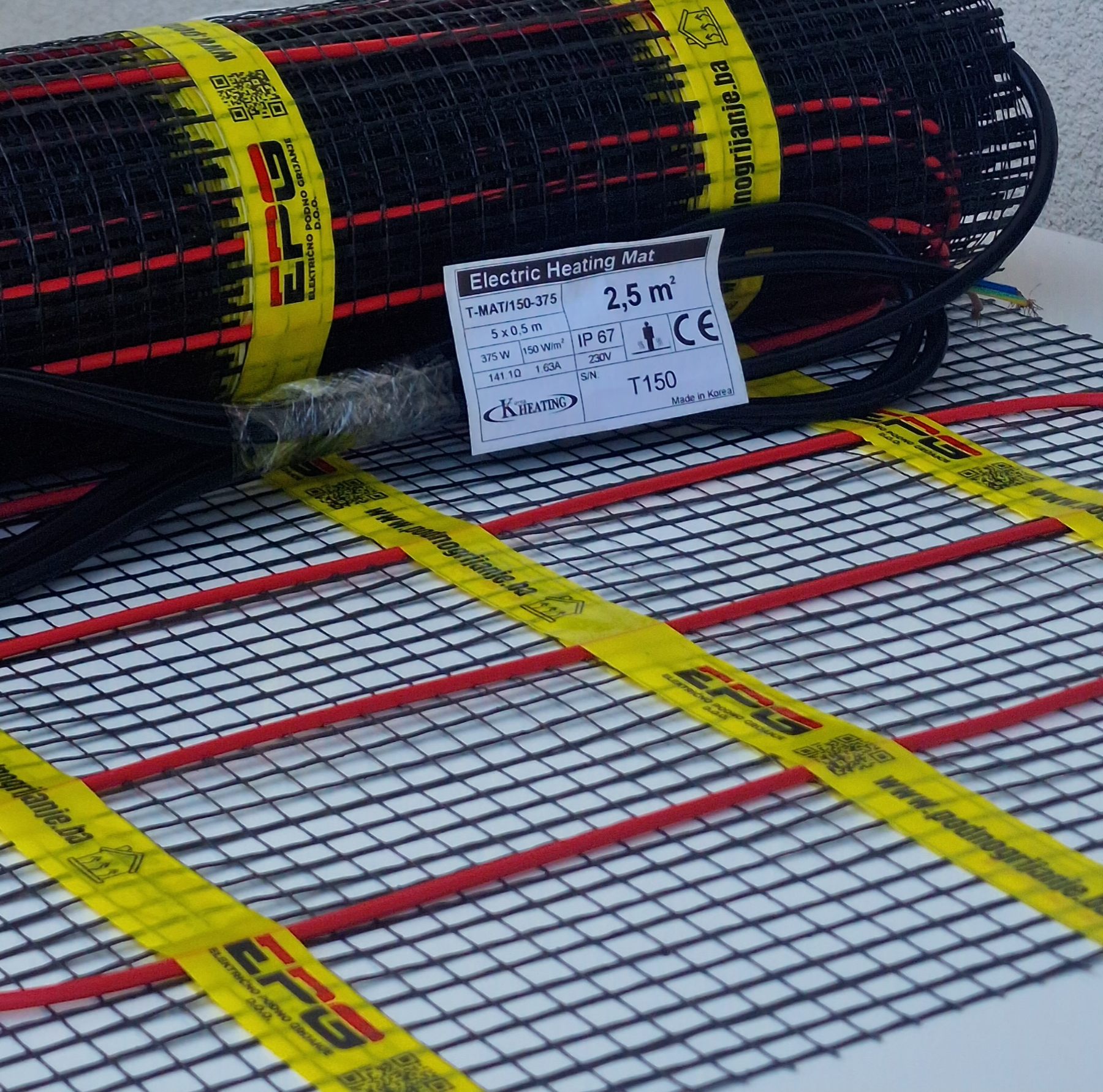 Grijač za keramiku 12m2 100W/m2 PREMIUM PROFESSIONAL