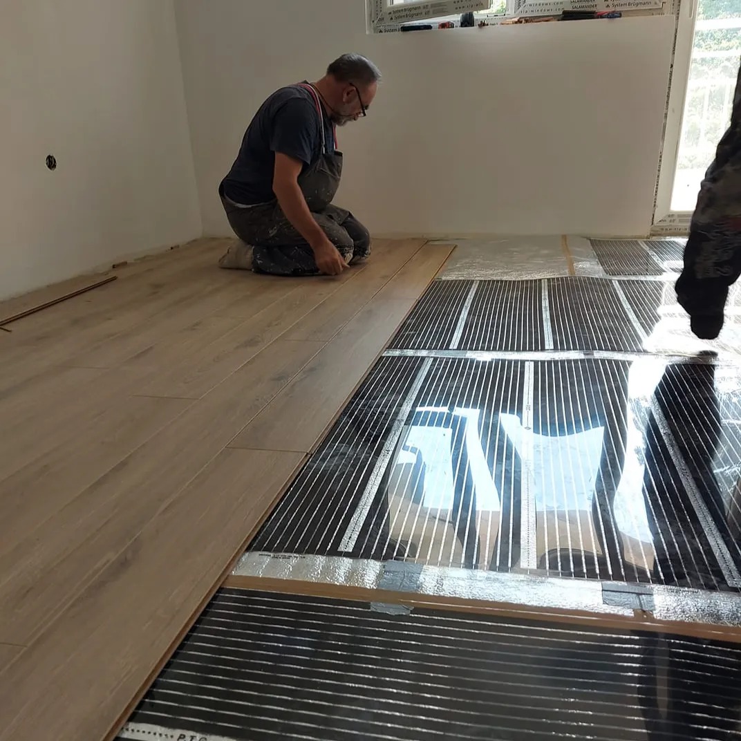 Montaža grijača za laminatne podove