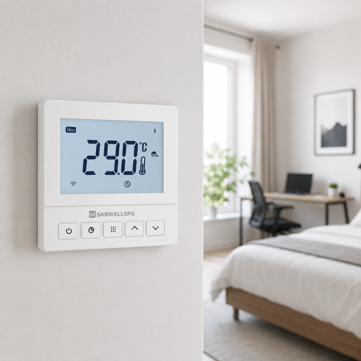 Saswell 920 digitalni termostat 16A za električno podno grijanje