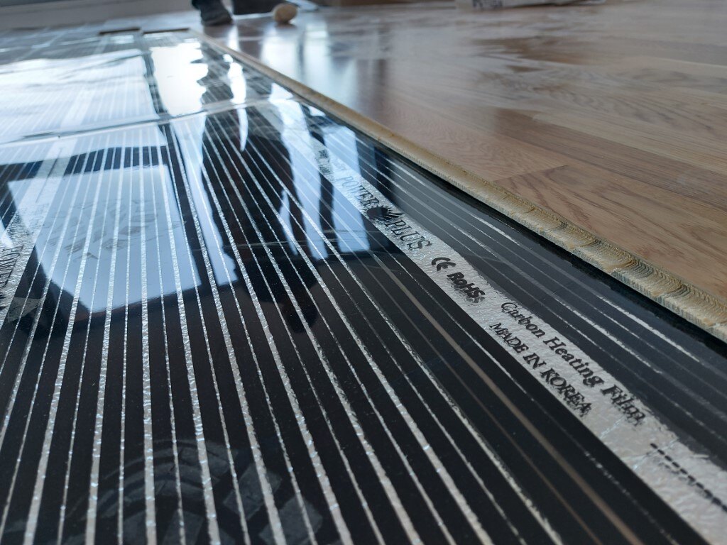 Infracrvena grijaća folija za laminat 110 W/m² – širina 100 cm - galerija 3